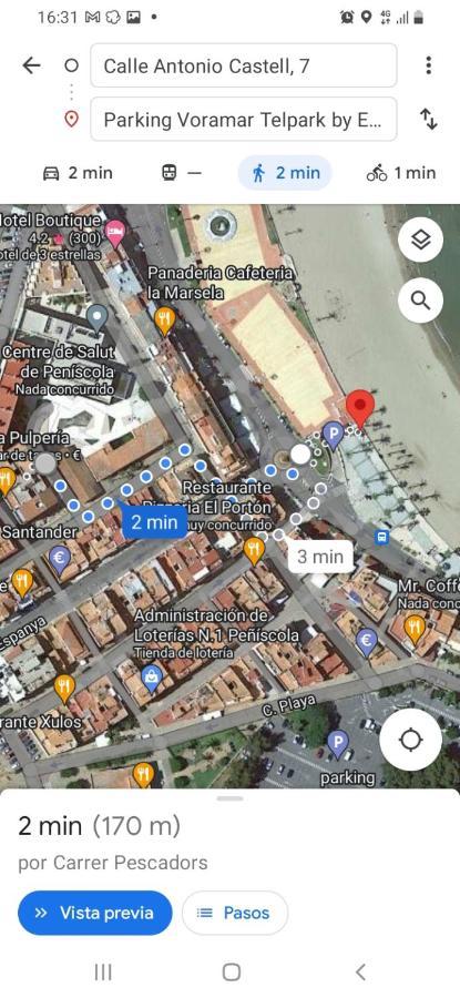 Apartamento Junto A La Playa Peñíscola Dış mekan fotoğraf